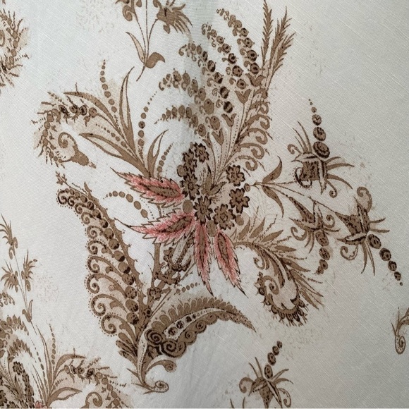 Evan Picone Petite Linen Blend White A-Line Fully Lined Skirt Size 8P - Picture 4 of 7